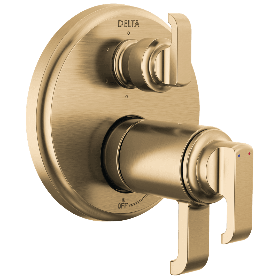 Delta Faucet Tetrae Tempassure 17T Series Integrated Diverter Trim with 6-Setting - Lumicoat... by Delta Faucet