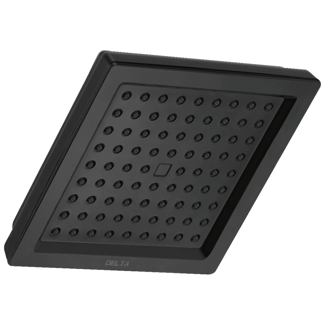 Delta Faucet Universal Showering Components Single-Setting Raincan Shower Head - Matte Black by Delta Faucet