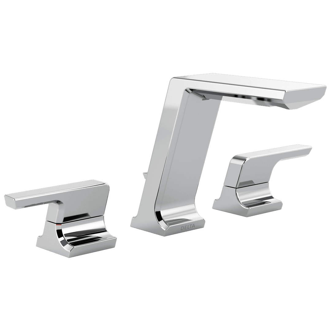 Delta Faucet Pivotale Two Handle Widespread Bathroom Faucet - Lumicoat - Chrome by Delta Faucet