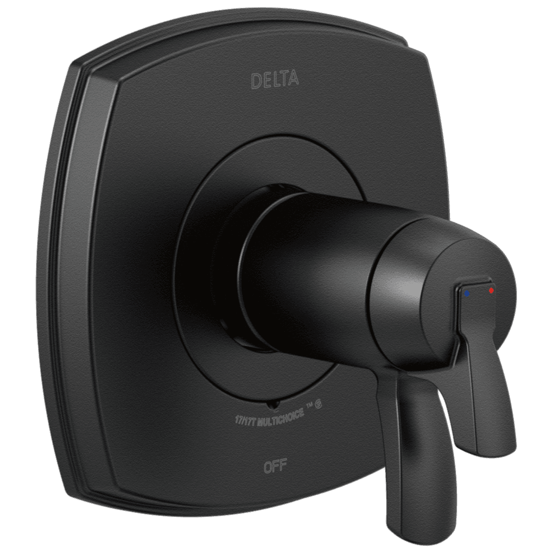 Delta Faucet Stryke 17 Thermostatic Valve Only - - Matte Black by Delta Faucet