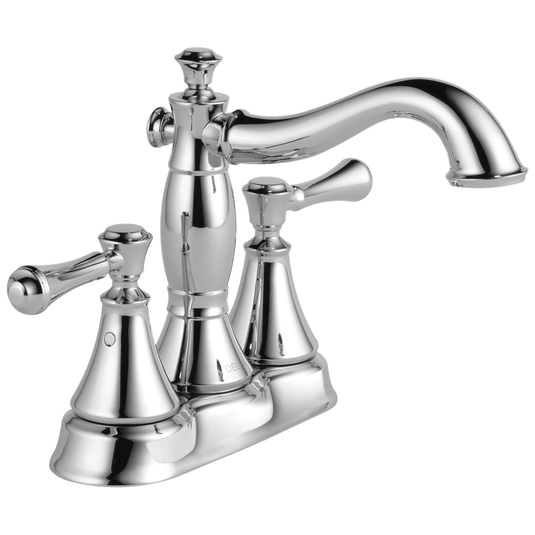 Delta Faucet CassidyE Two Handle Centerset Bathroom Faucet - Metal Pop-Up - Chrome by Delta Faucet