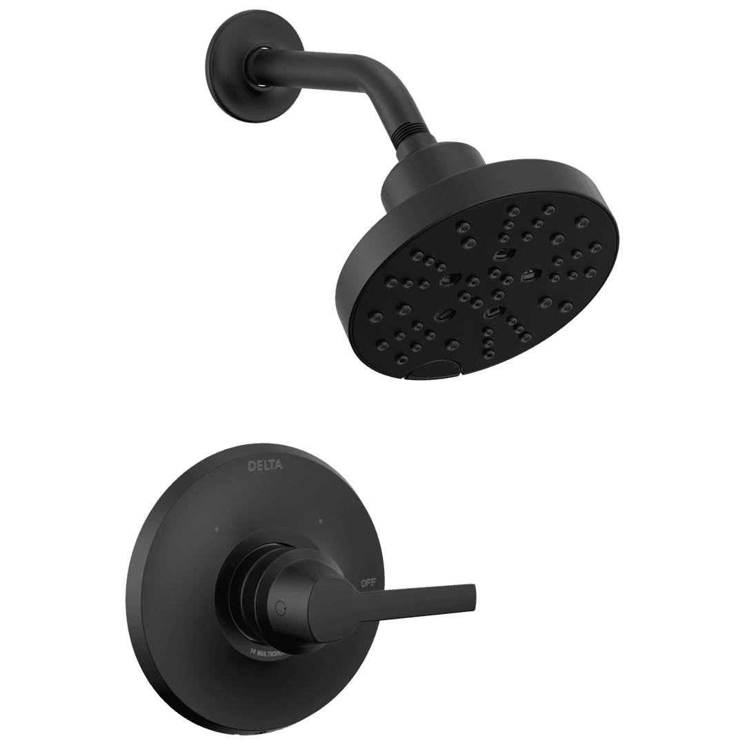 Delta Faucet GaleonE 14 Series Shower Trim with H2OKinetic - Matte Black by Delta Faucet