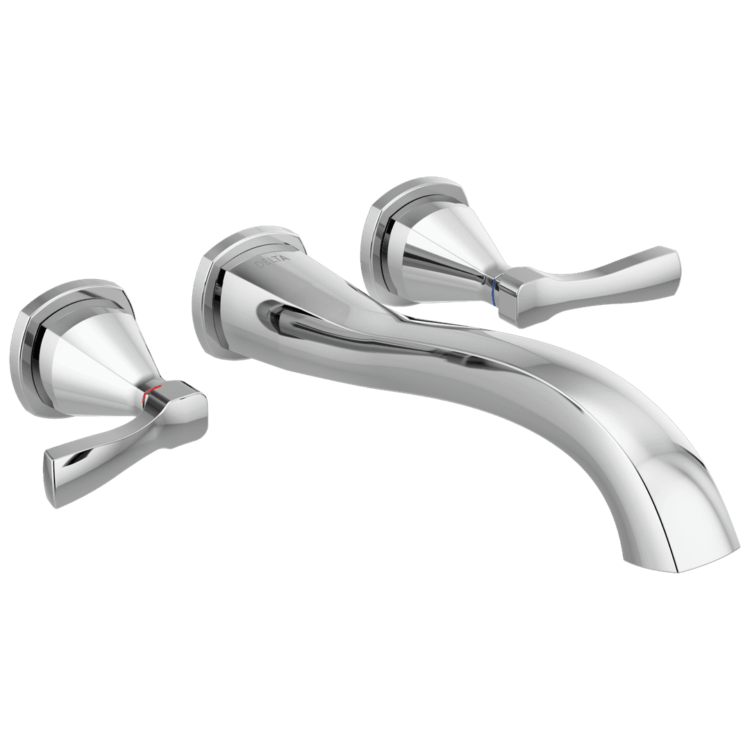 Delta Faucet Stryke Wall Mounted Tub Filler - Lumicoat Chrome by Delta Faucet