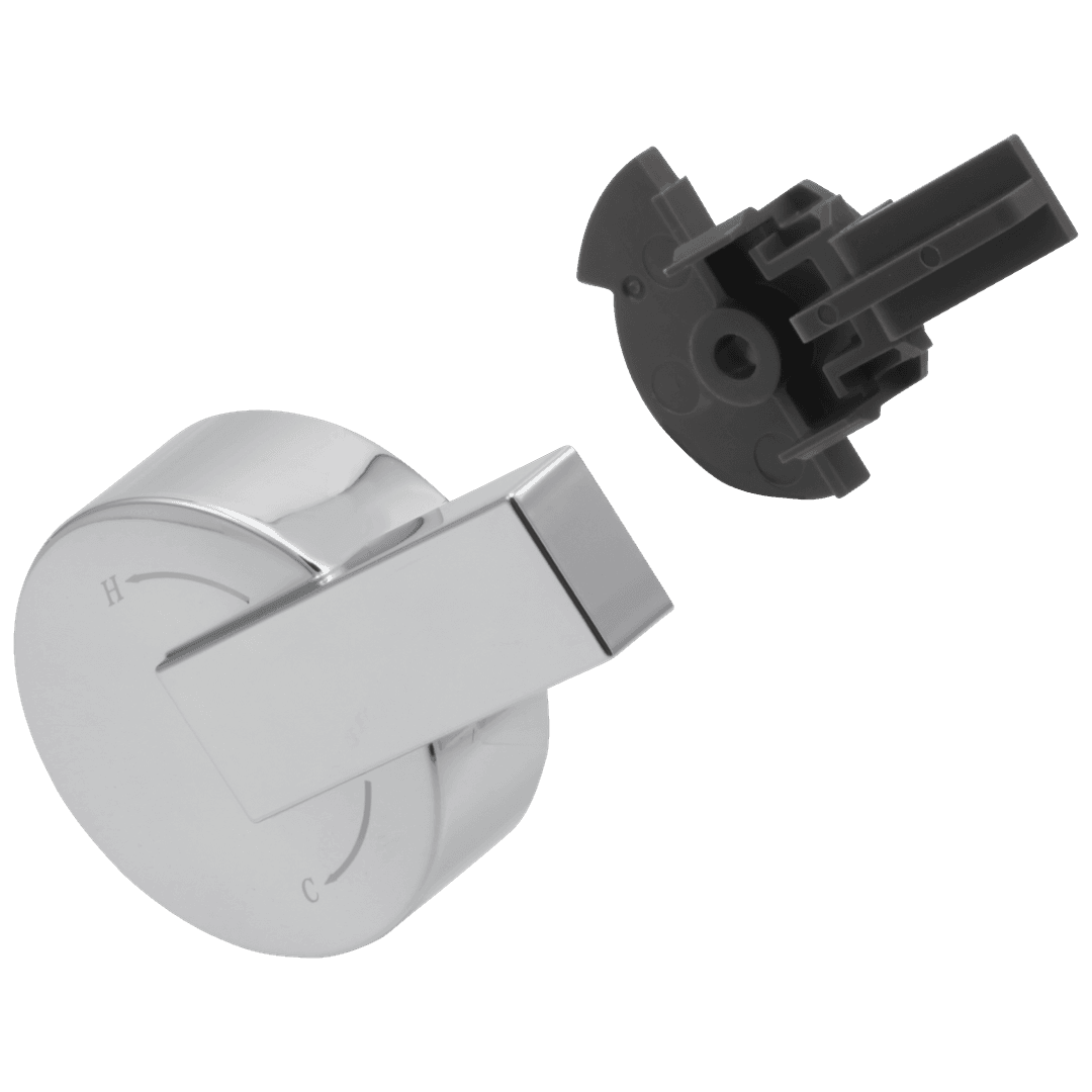 Delta Faucet Vero Temperature Knob & Cover - 17 Series - Chrome by Delta Faucet