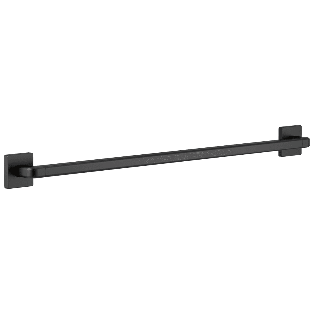 BathSafety Angular Modern Decorative ADA Grab Bar - 36'' - Matte Black by Delta Faucet