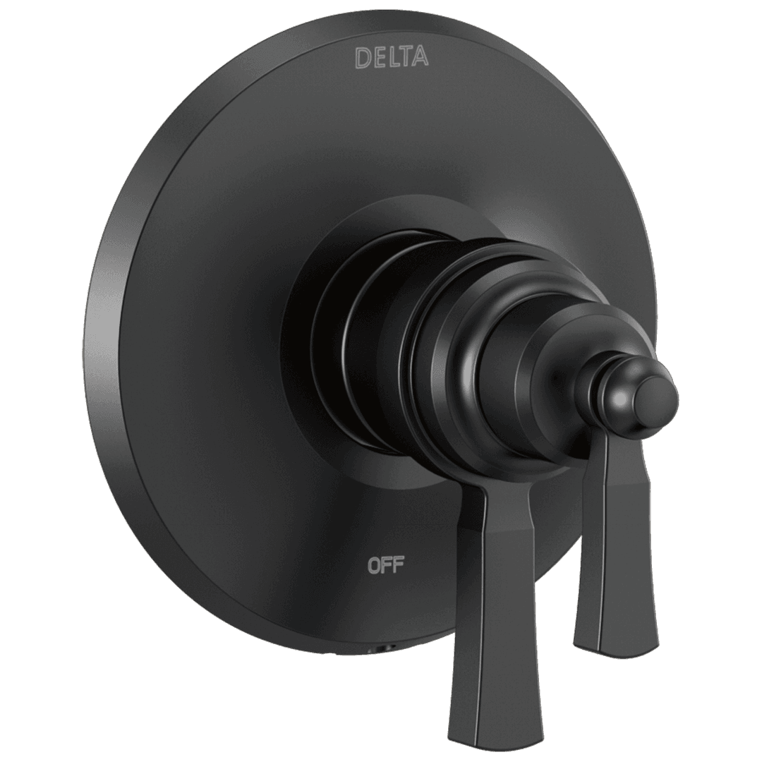 Delta Faucet DorvalE TempAssure 17T Series Valve Only Trim - Matte Black by Delta Faucet