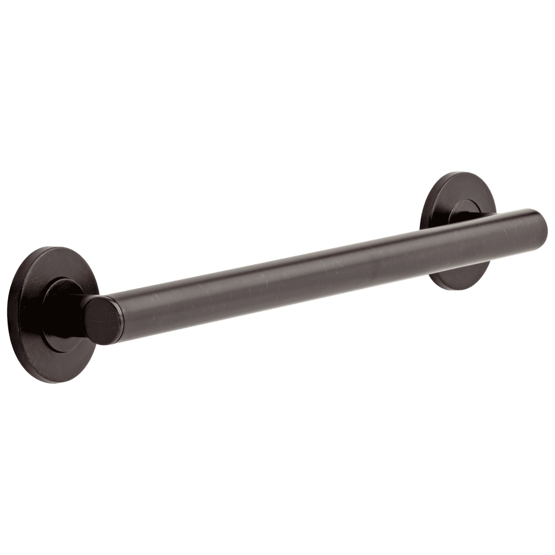 BathSafety 18'' Contemporary Decorative ADA Grab Bar - Venetian Bronze by Delta Faucet