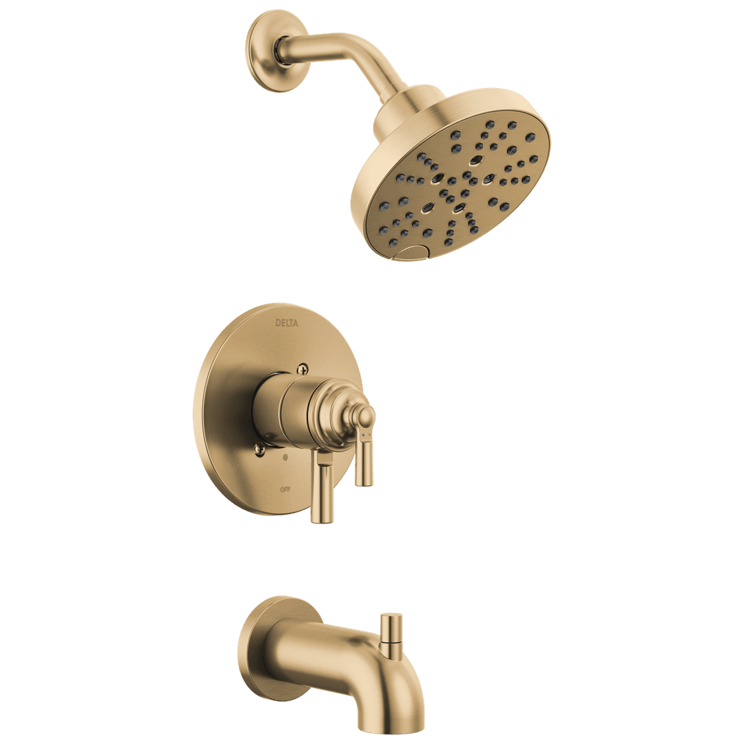 Delta Faucet Saylore Monitor 17 Series Tub & Shower Trim - Champagne - Bronze by Delta Faucet