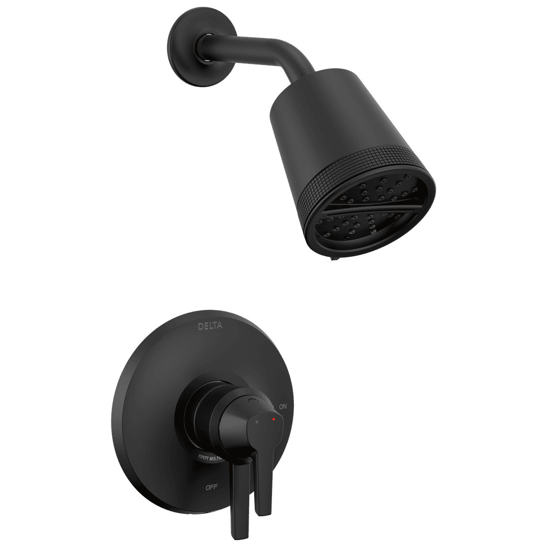 Delta Faucet GaleonE 17 Series Shower Trim with Cylinder SH - Matte Black by Delta Faucet