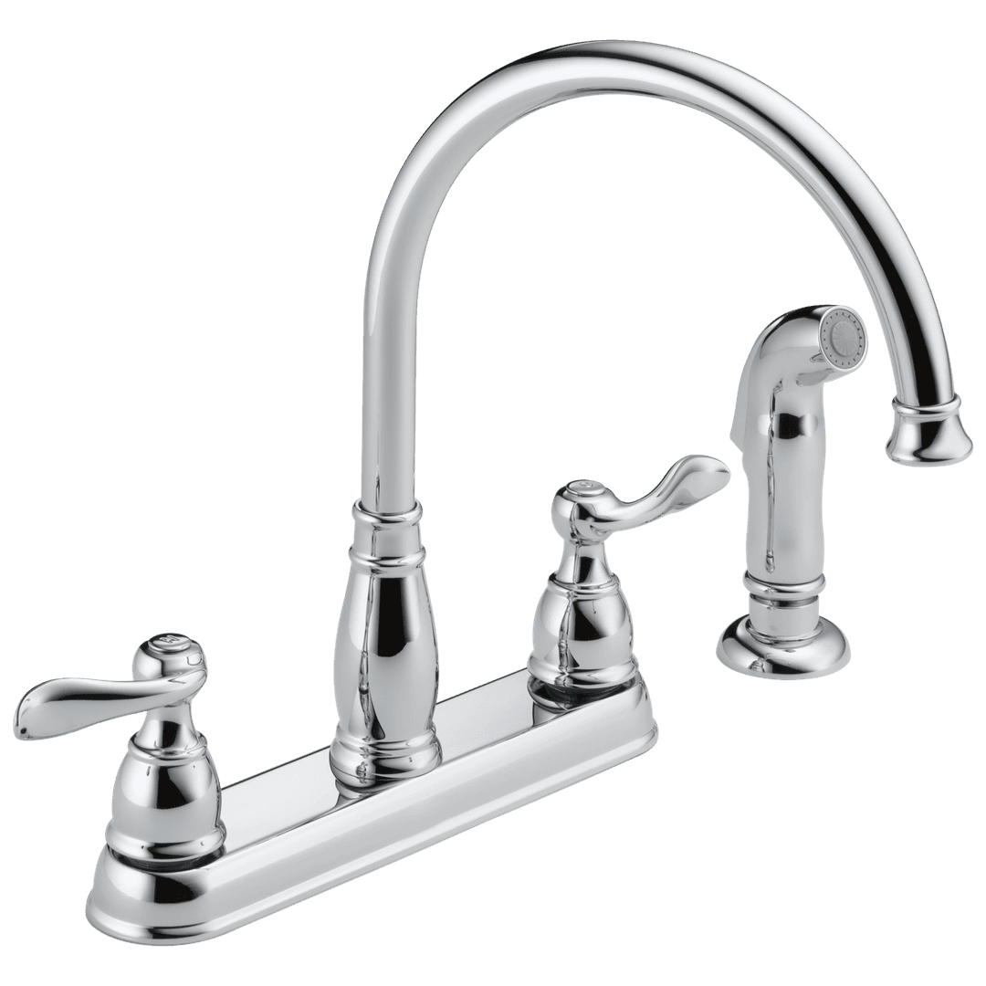 Delta Faucet Windemere Two Handle Kitchen Faucet - Chrome by Delta Faucet