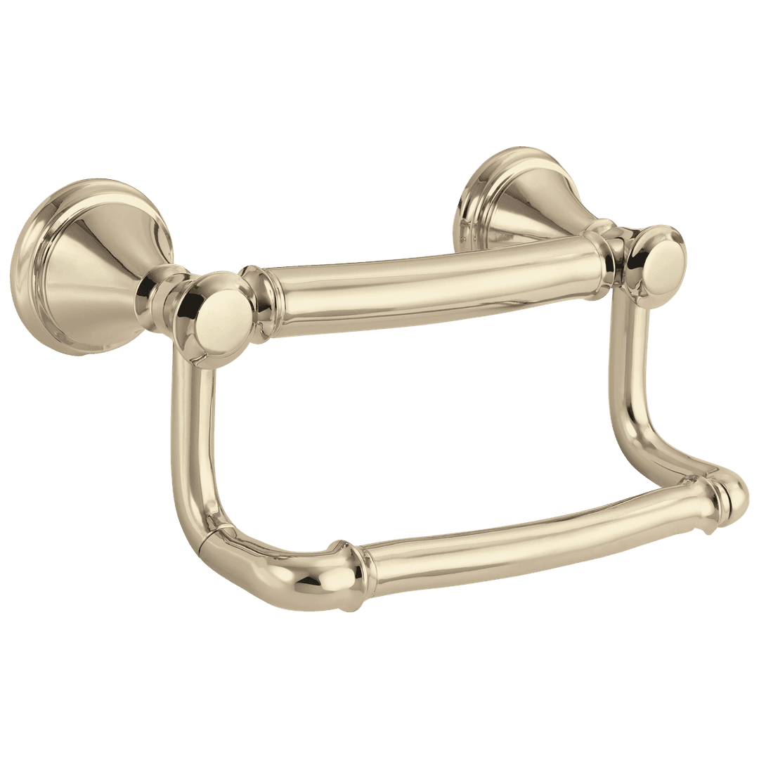 BathSafety Traditional Tissue Holder with Assist Bar - Polished Nickel by Delta Faucet