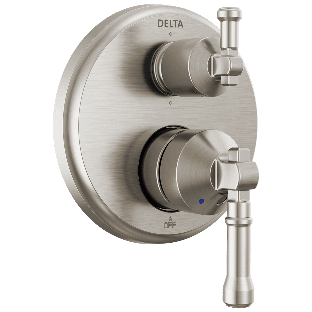 BroderickE 14 Series Integrated Diverter Trim 6-Setting - Lumicoat Stainless by Delta Faucet