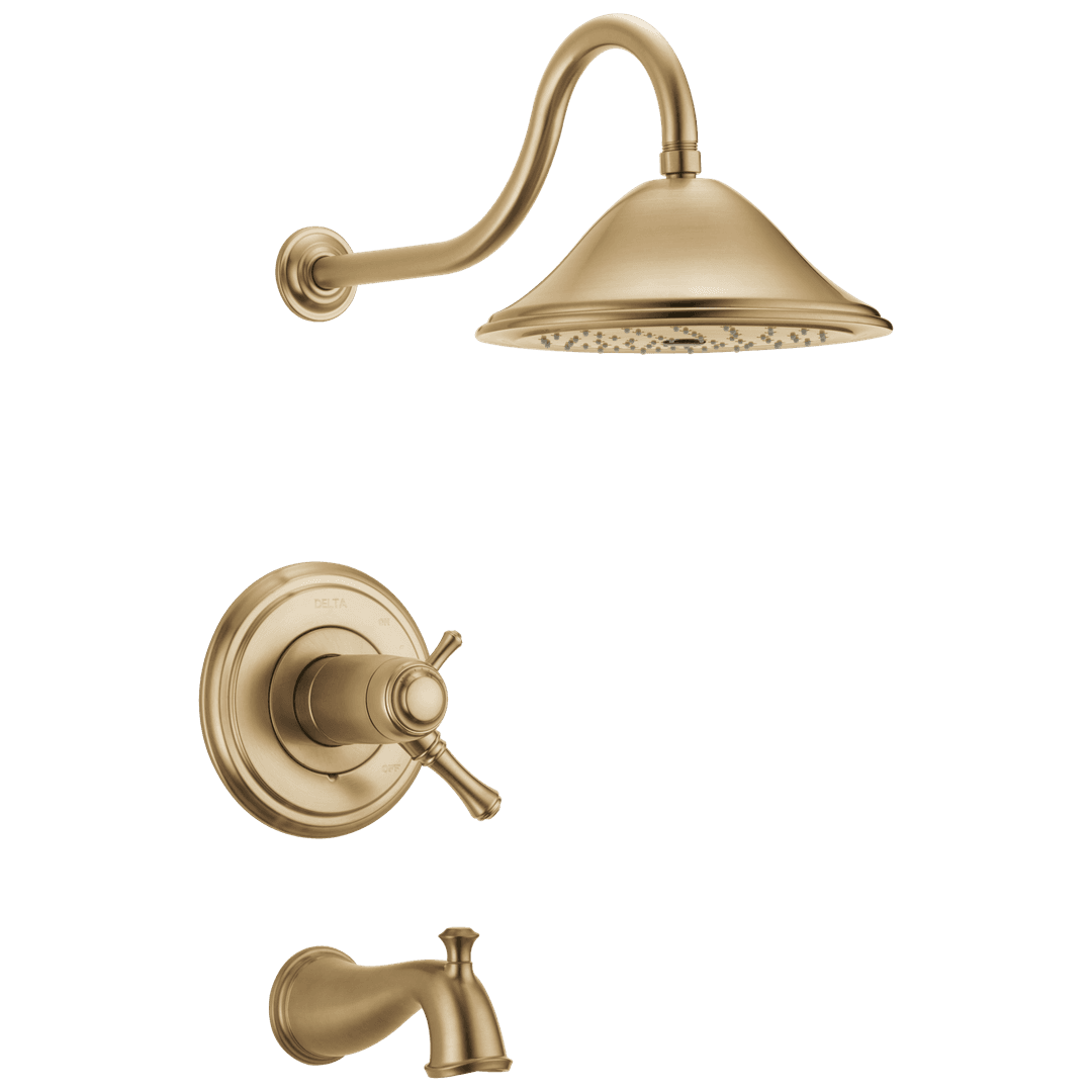 Delta Faucet CassidyE TempAssure 17T Series Tub & Shower Trim - Champagne Bronze by Delta Faucet