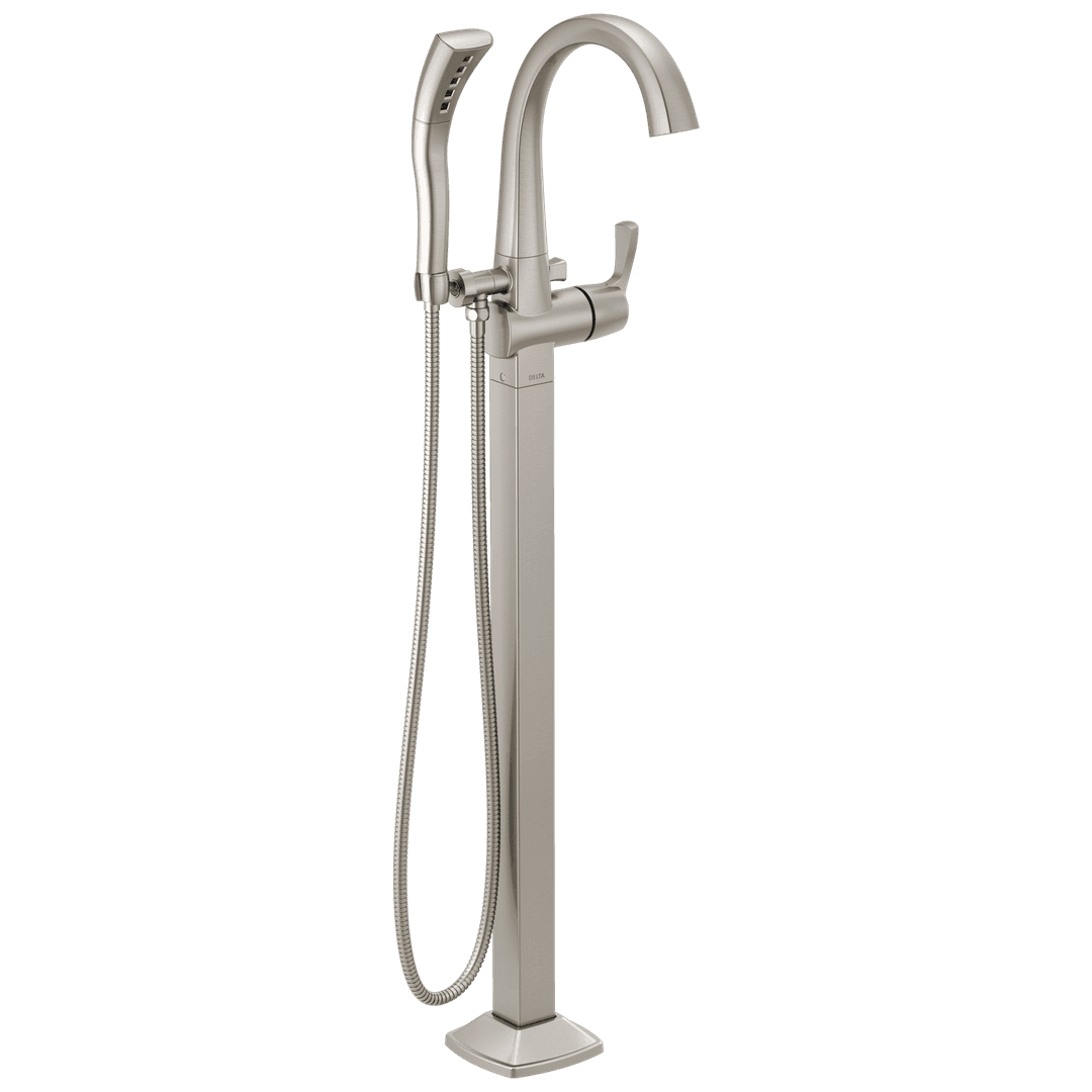 Delta Faucet Stryke Floor Mount Tub Filler Trim - Lumicoat - Stainless by Delta Faucet