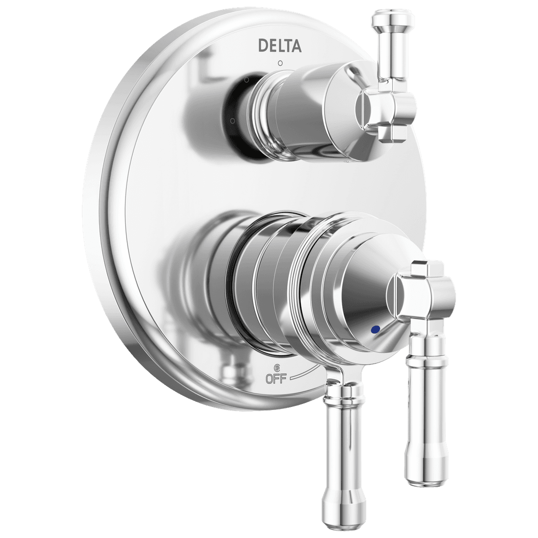 BroderickE 17 Series Integrated Diverter Trim 3-Setting - Lumicoat Chrome by Delta Faucet