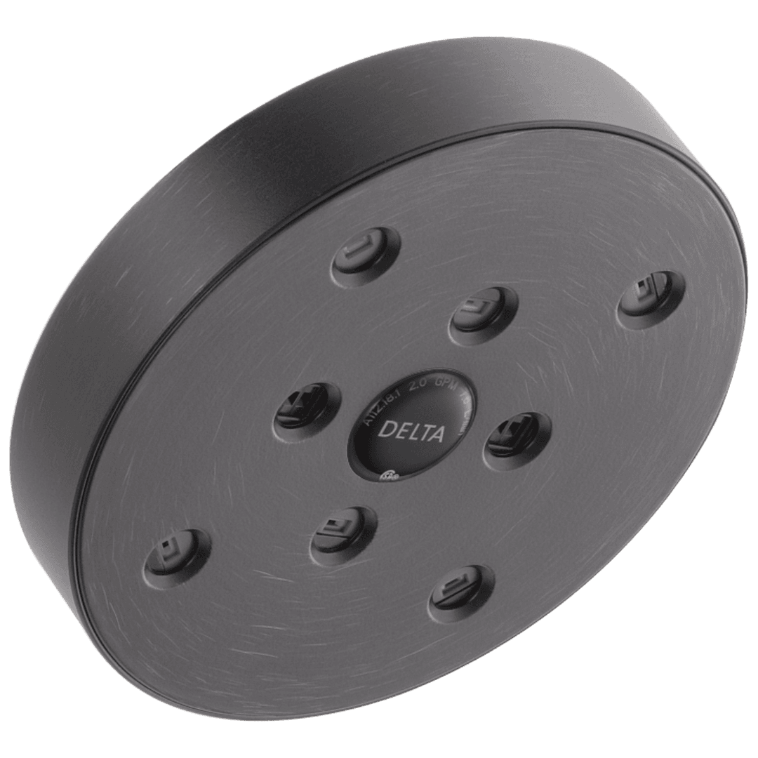 Delta Faucet Universal Showering Components H2OKineticSingle-Setting Raincan Shower Head - Venetian Bronze by Delta Faucet