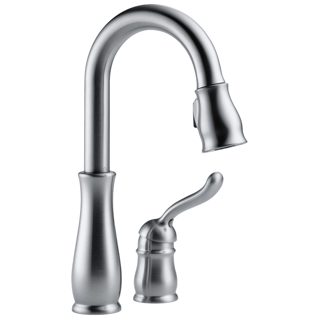 Delta Faucet Leland | Single handle | Pull-down - Arctic Stainless by Delta Faucet