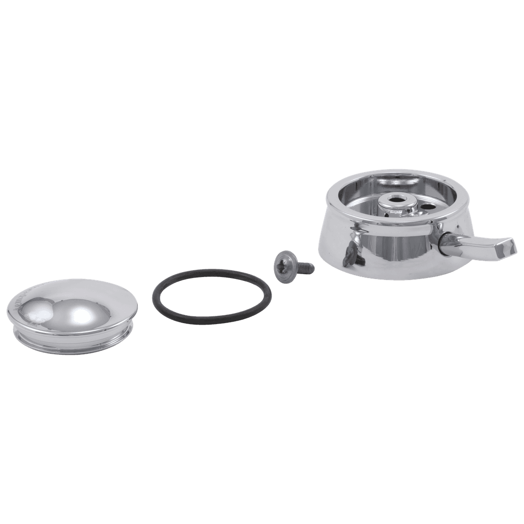 Delta Faucet DrydenE Temperature Knob, Cover & Screw - Chrome by Delta Faucet