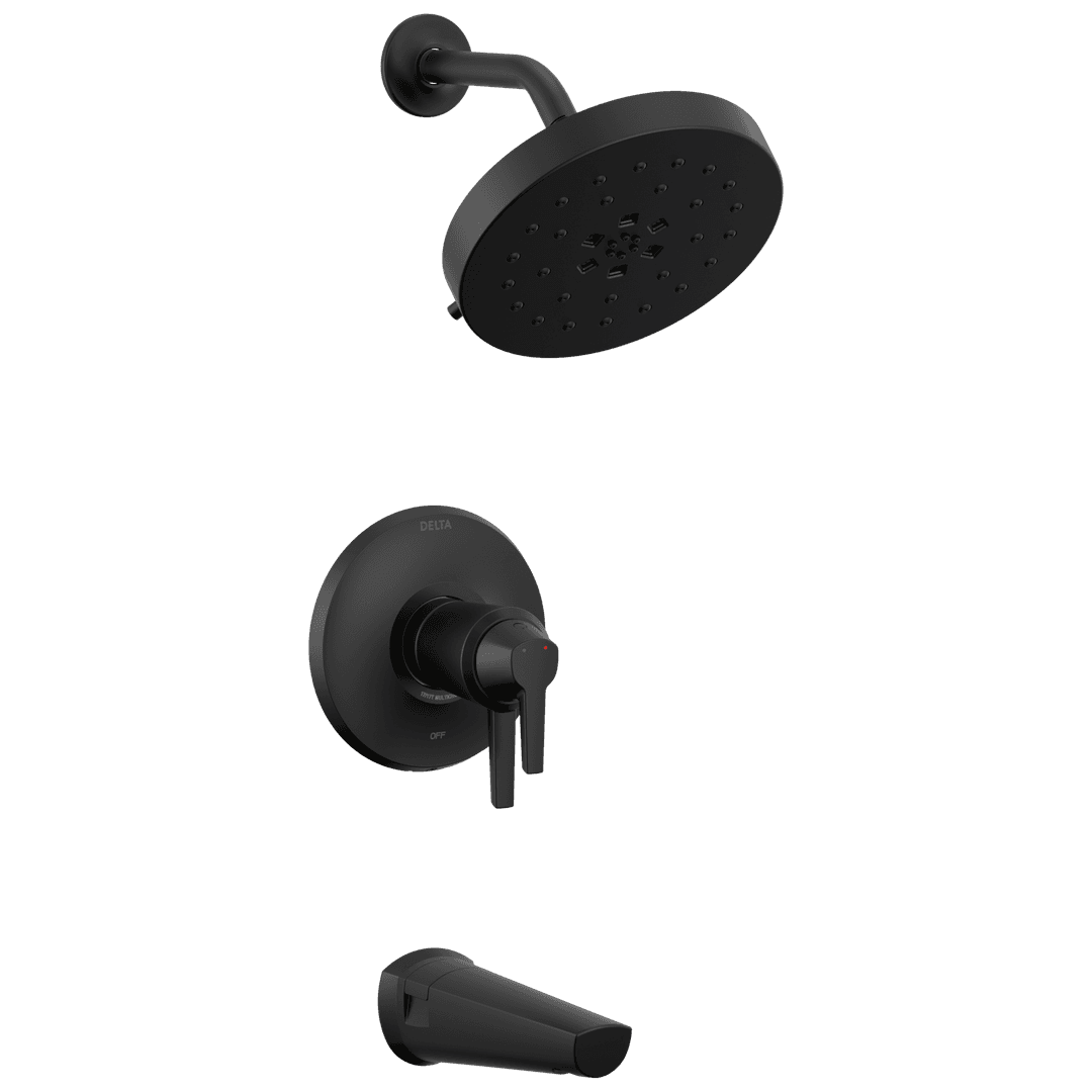 Delta Faucet GaleonE 17T S Tub Shower Trim with UltraSoak - Matte Black by Delta Faucet