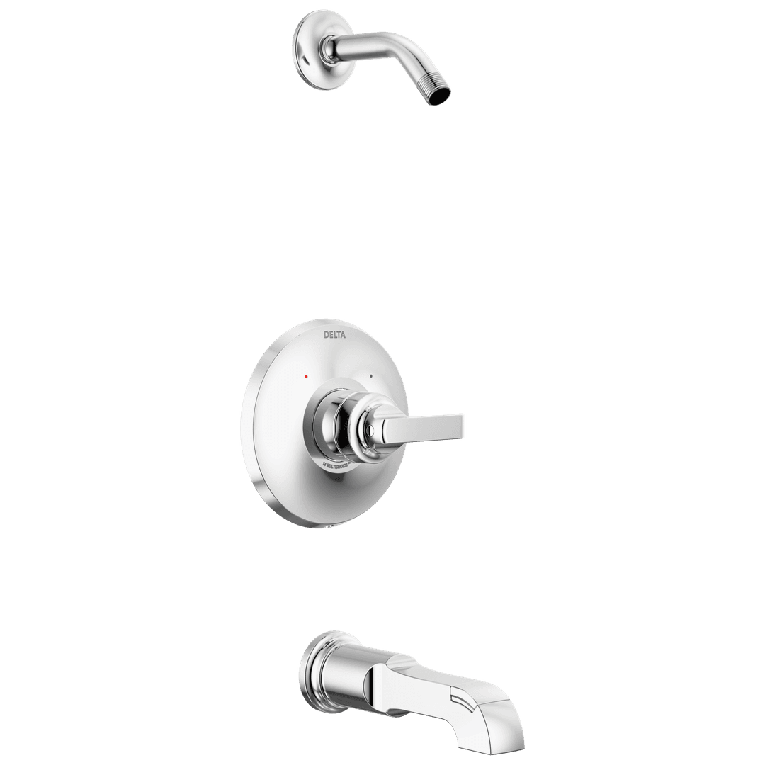 Delta Faucet Tetrae Monitor 14 Series Tub & Shower Trim - Less Head - Lumicoat Chrome by Delta Faucet