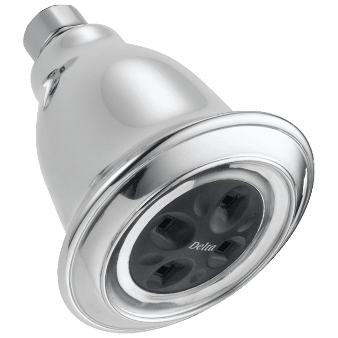 Delta Faucet Universal Showering Components H2OKineticSingle-Setting Raincan Shower Head - Chrome by Delta Faucet