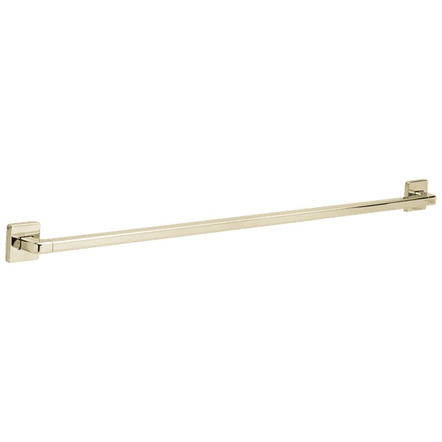 BathSafety Angular Modern Decorative ADA Grab Bar - Polished Nickel