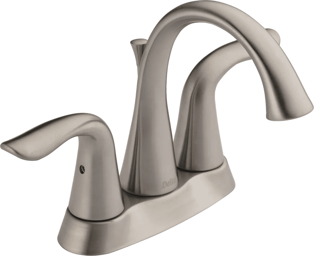 Delta Faucet Lahara Two Handle Centerset Bathroom Faucet - Stainless by Delta Faucet