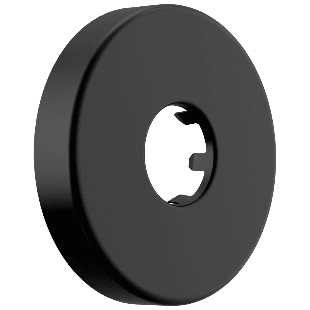 Delta Faucet Modern Shower Arm Escutcheon - Matte Black by Delta Faucet
