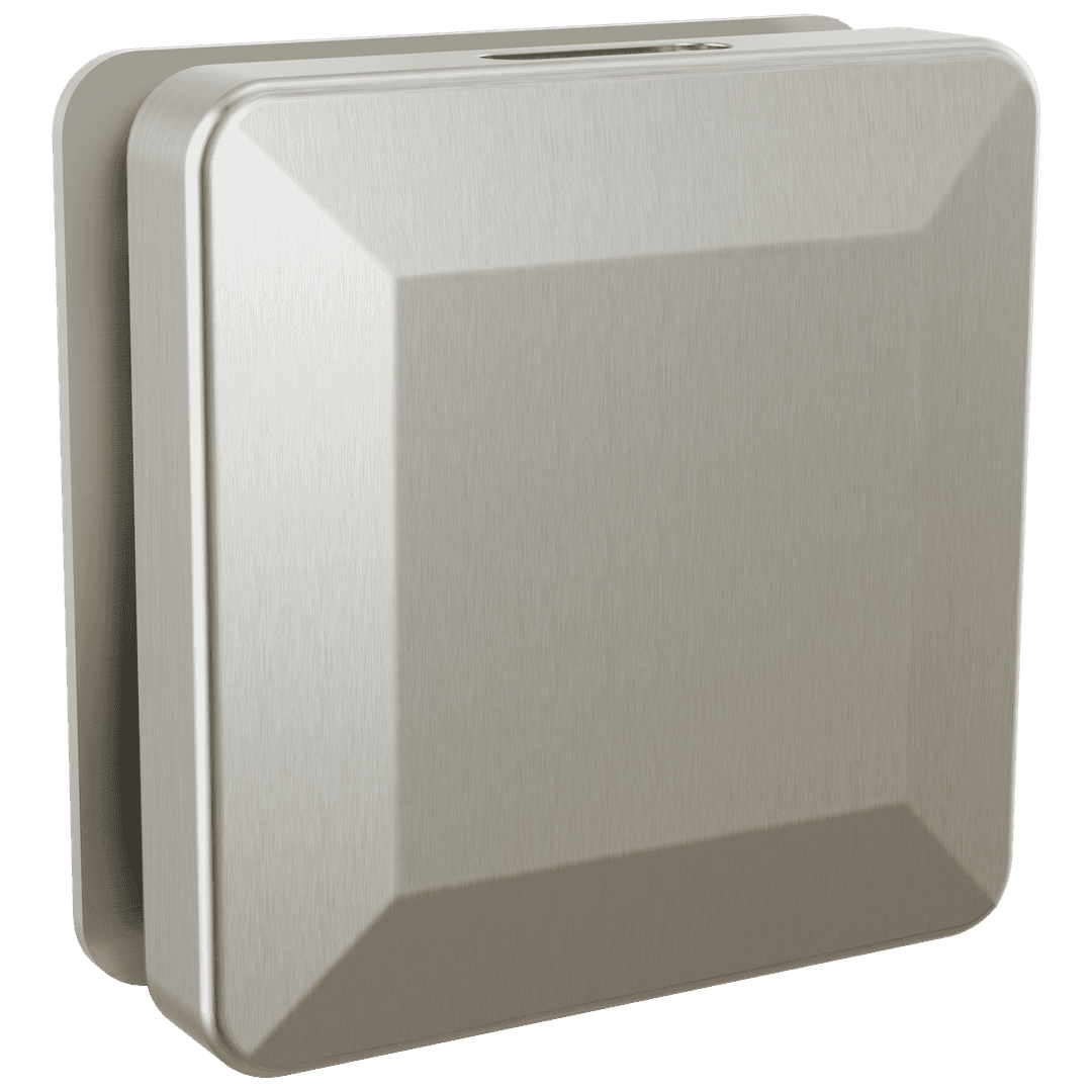 Delta Faucet Universal Showering Components Square Steam Head - Lumicoat Stainless by Delta Faucet