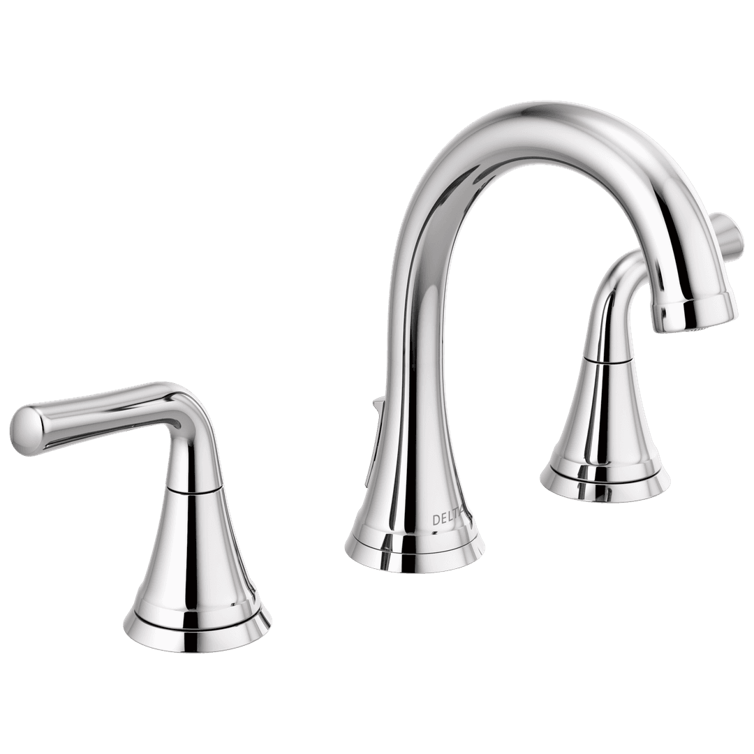 Delta Faucet KayraE Two Handle Widespread Bathroom Faucet - Chrome by Delta Faucet