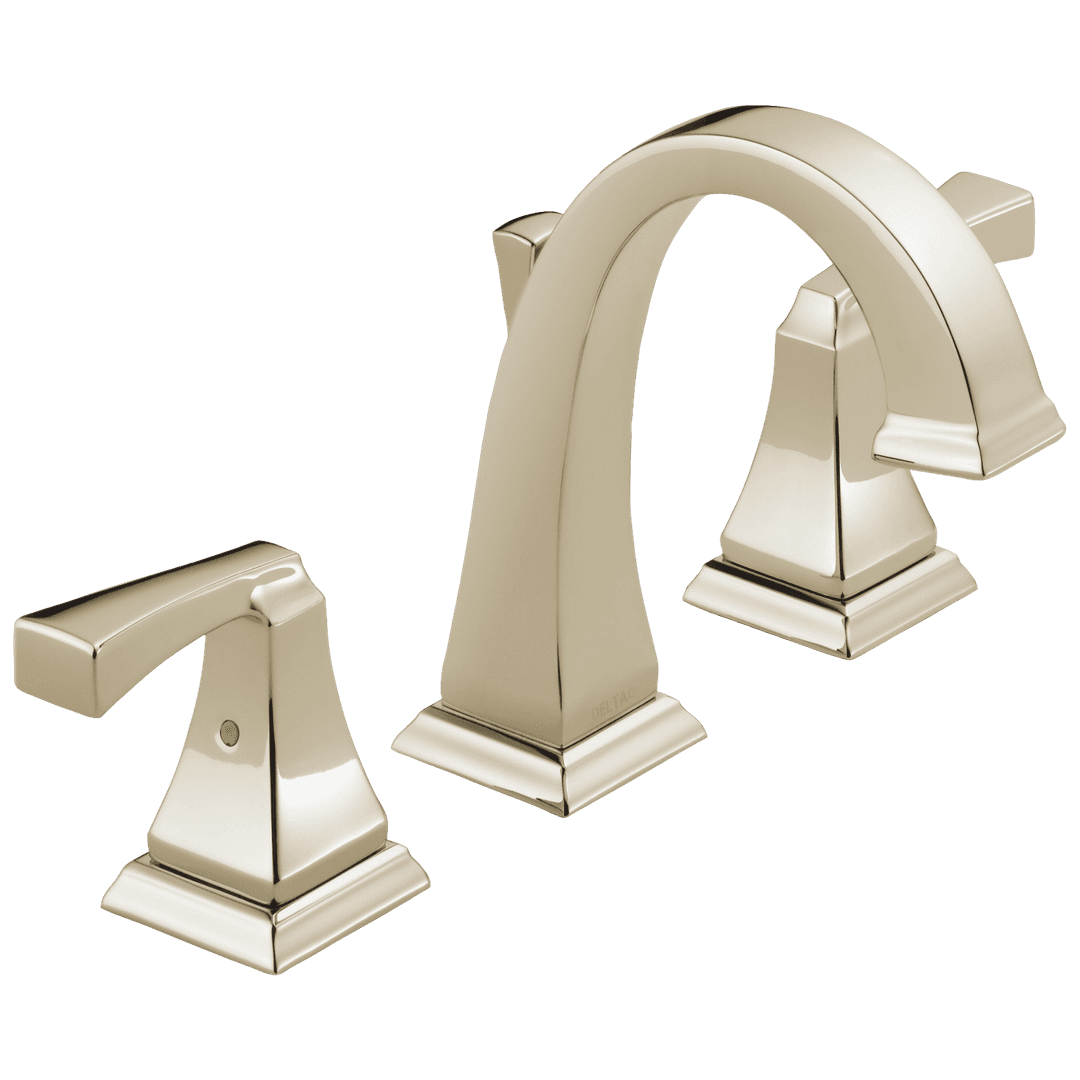 Delta Faucet DrydenE Two Handle Widespread Bathroom Faucet - Polished Nickel by Delta Faucet