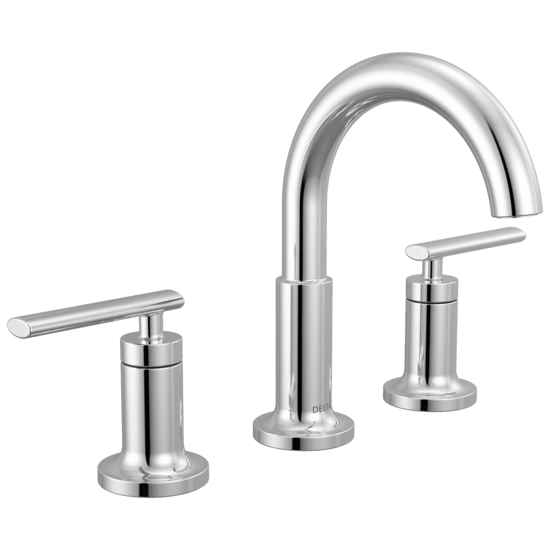 Altado Two Handle Widespread Bathroom Faucet Chrome by Delta Faucet