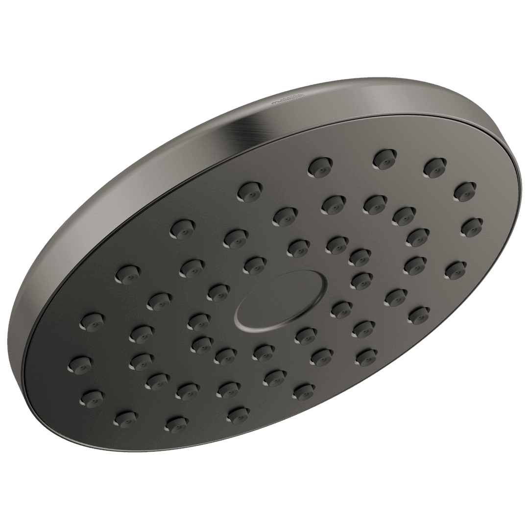Delta Faucet Universal Showering Components: PivotPro Raincan Shower Head - Lumicoat Black Stainless by Delta Faucet