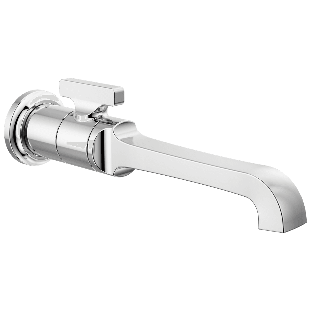 Delta Faucet Tetrae Single Handle Wall Mount Bathroom Faucet Trim - Lumicoat - Chrome by Delta Faucet