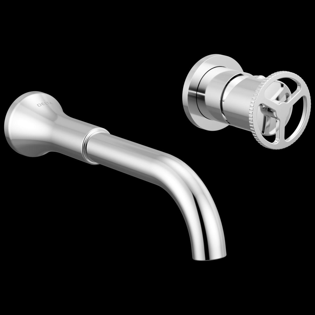 Delta Faucet Trinsic Single Handle Wall Mount Bathroom Faucet Trim - Chrome by Delta Faucet