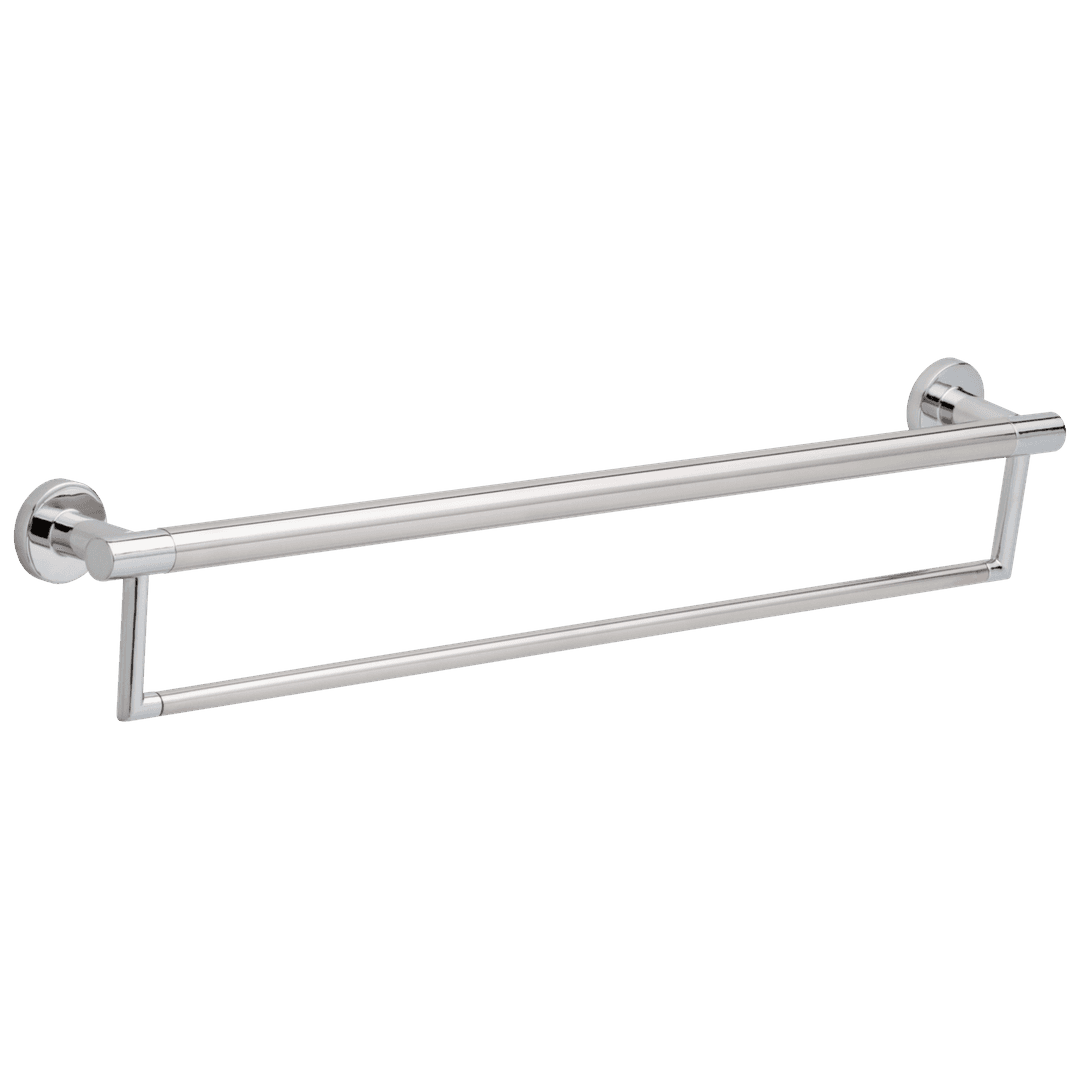 BathSafety 24'' Contemporary Towel Bar with Assist Bar - Chrome by Delta Faucet