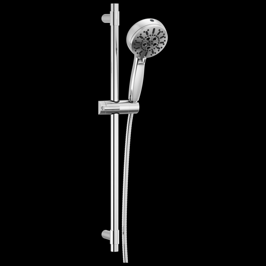 Delta Faucet Universal Showering Components 7-Setting Slide Bar Hand Shower with Cleaning Spray - Lumicoat Chrome by Delta Faucet