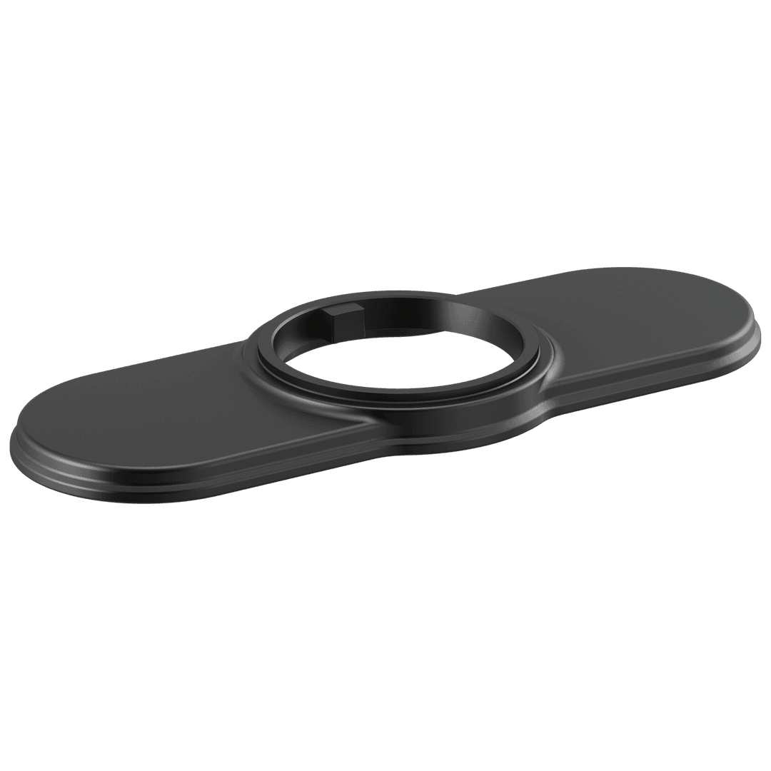 BroderickE Escutcheon & Gasket - Matte Black by Delta Faucet