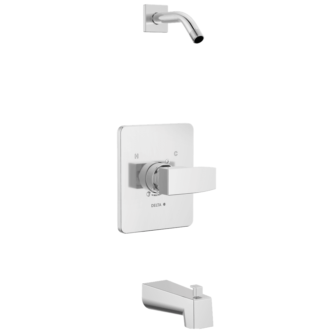 ModernE Monitor 14 Series Tub & Shower Trim - Less Head - Chrome by Delta Faucet