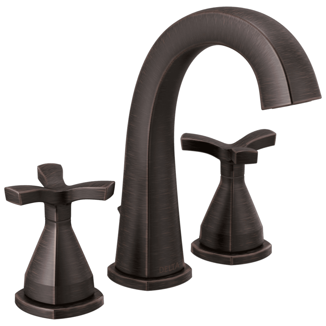 Delta Faucet Stryke Widespread Faucet - Venetian - Bronze by Delta Faucet