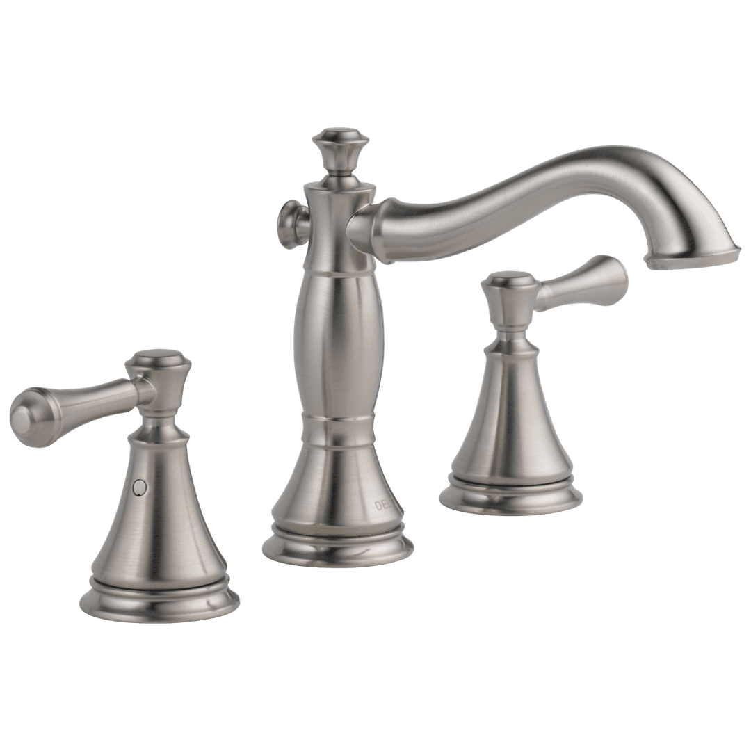 Delta Faucet CassidyE Two Handle Widespread Bathroom Faucet - Stainless by Delta Faucet