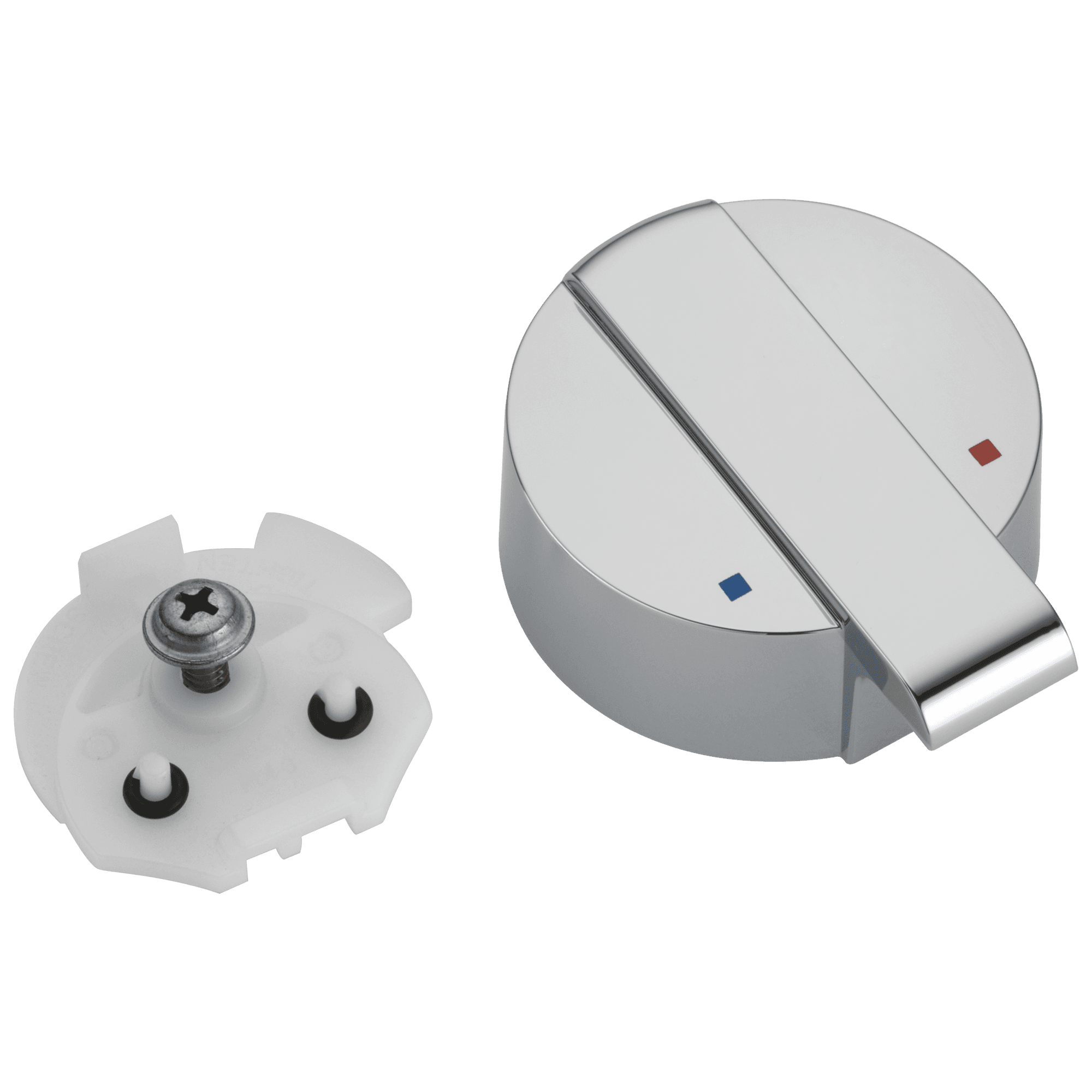 Delta Faucet Ara Temperature Knob & Cover - T17 Integrated Diverter - Chrome by Delta Faucet