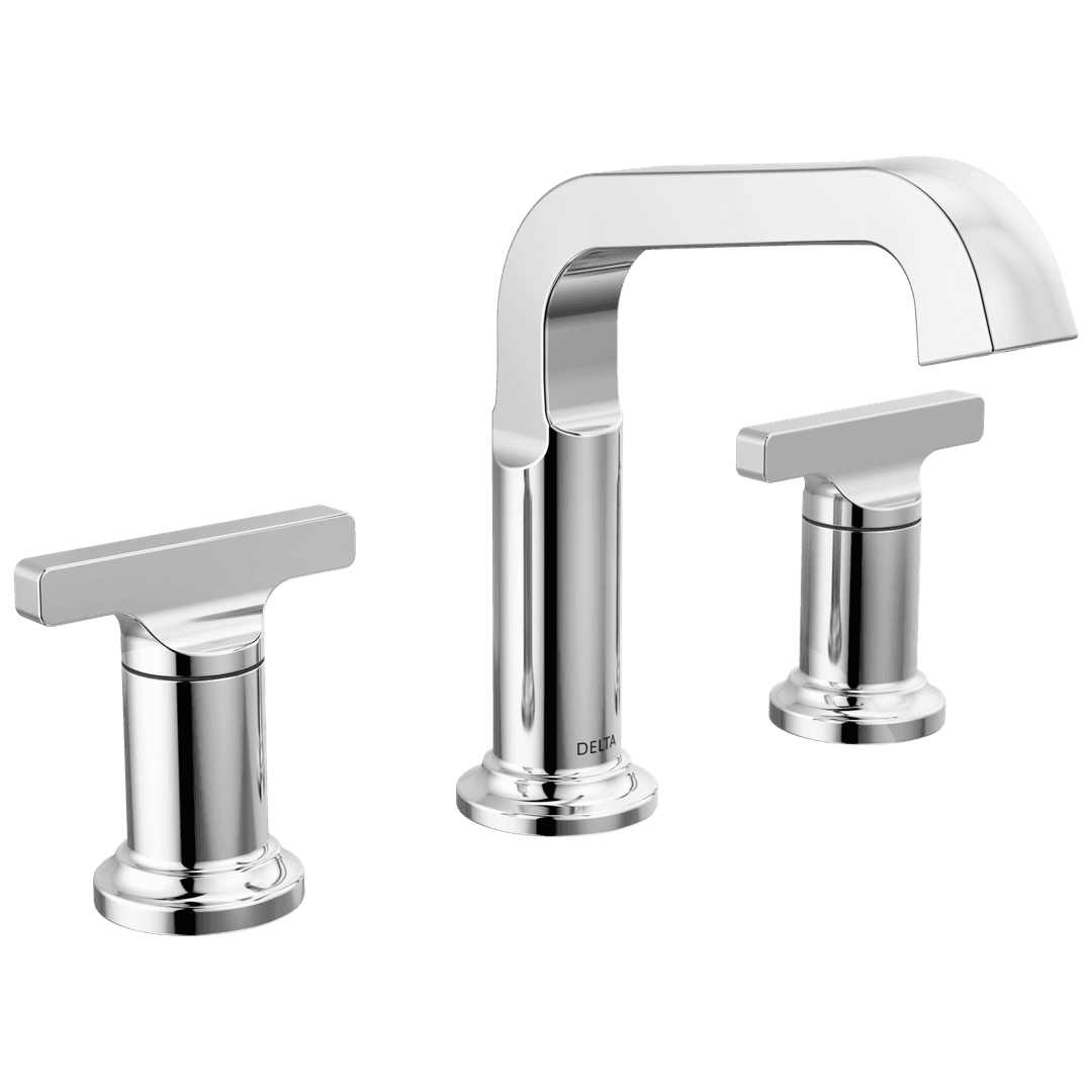 Delta Faucet Tetrae Two Handle Widespread Bathroom Faucet - Lumicoat Chrome by Delta Faucet
