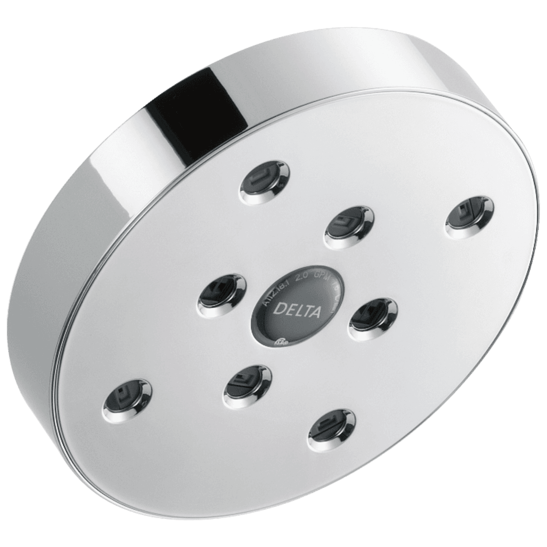 Delta Faucet Universal Showering Components H2OKineticSingle-Setting Raincan Shower Head - Chrome by Delta Faucet