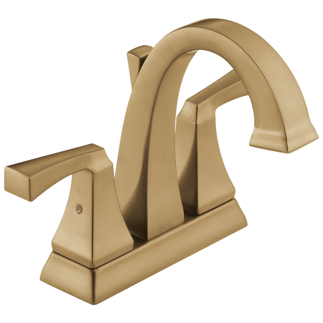 Delta Faucet DrydenE Two Handle Centerset Bathroom Faucet - Champagne Bronze by Delta Faucet