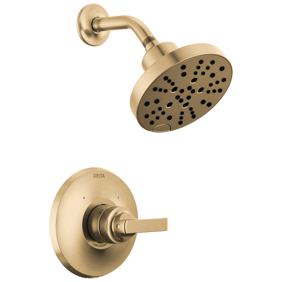 Delta Faucet Tetrae 14 Series Shower Trim - Lumicoat Champagne - Bronze by Delta Faucet