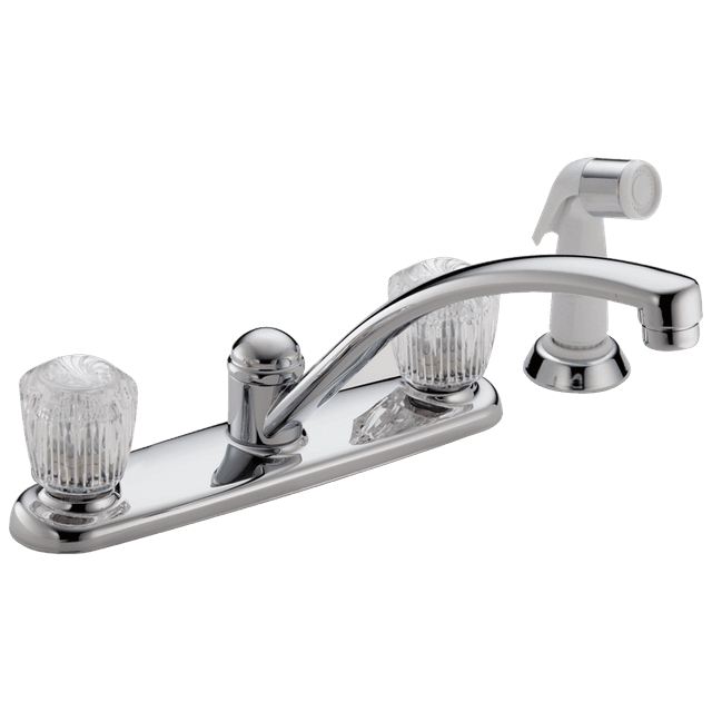 2100 / 2400 Series Two Handle Kitchen Faucet with Spray
