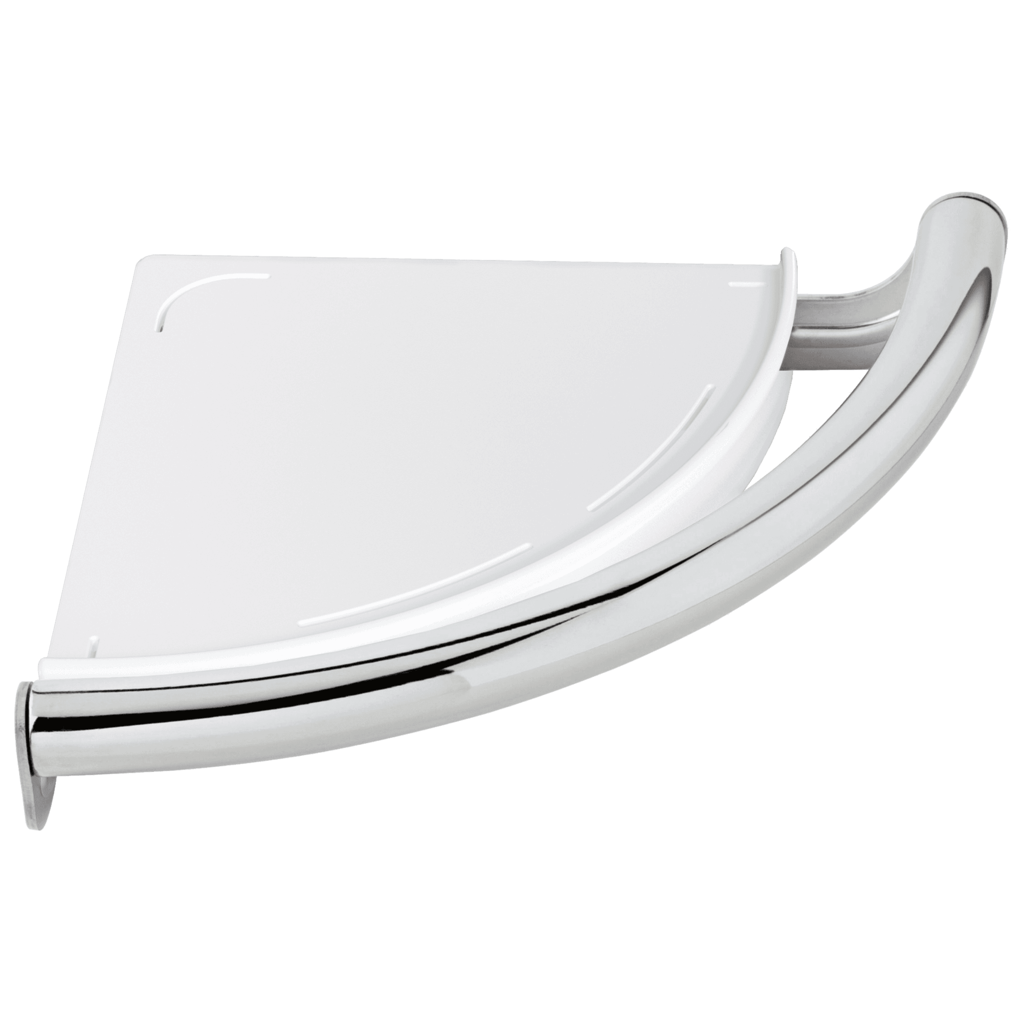 Delta Faucet BathSafety Contemporary Corner Shelf with Assist Bar - Chrome by Delta Faucet