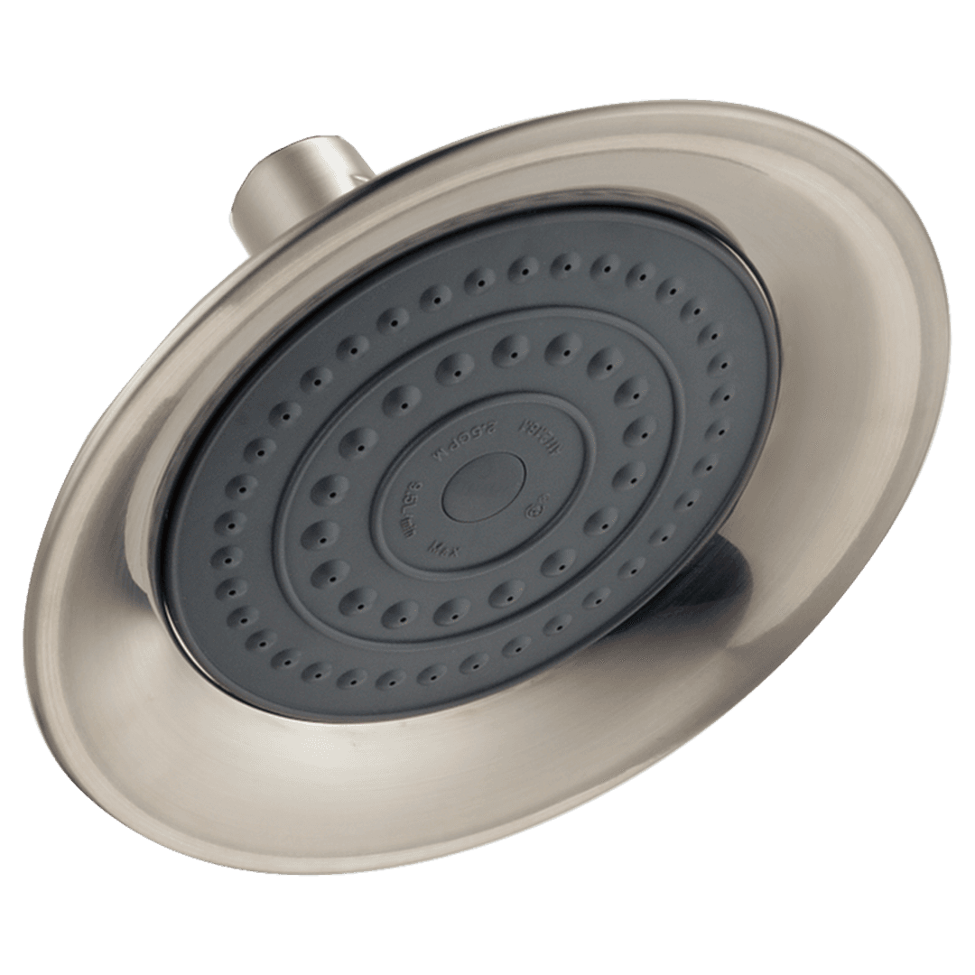 Delta Faucet Universal Showering Components Single-Setting Raincan Shower Head - Brushed Nickel by Delta Faucet