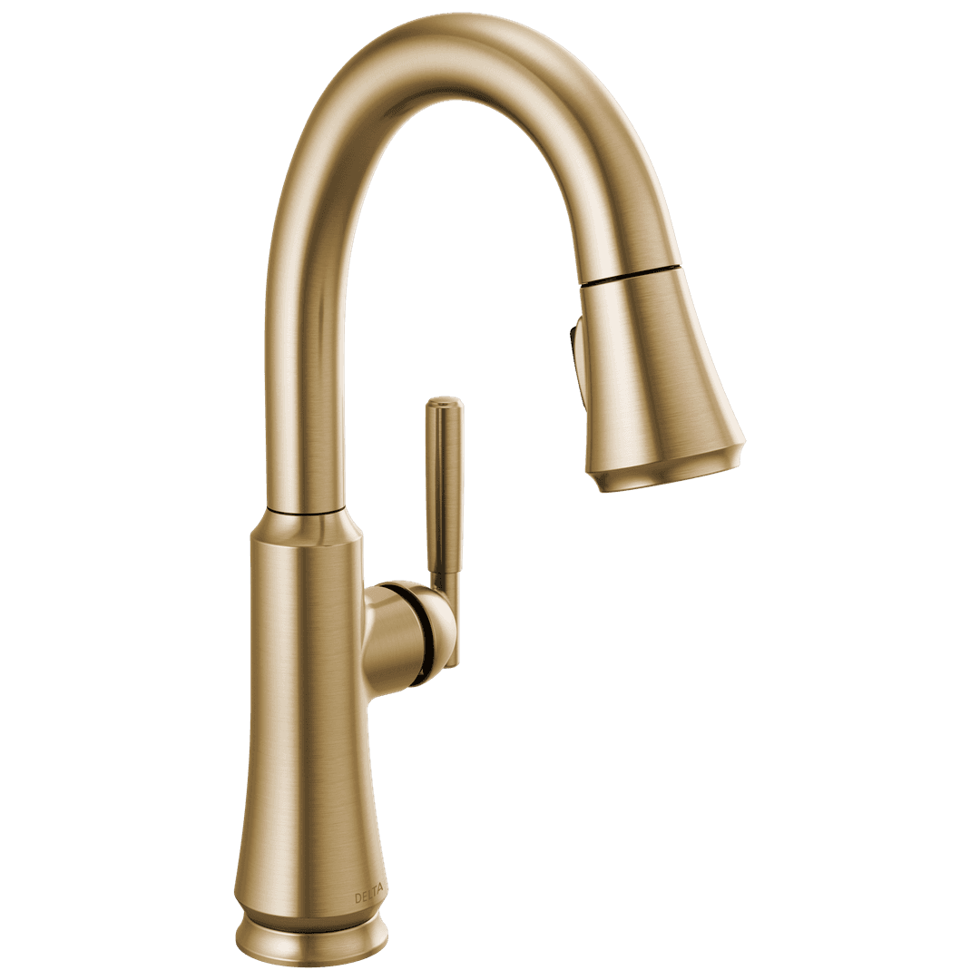 Delta Faucet CorantoE | Single handle | Pull down - Champagne Bronze by Delta Faucet